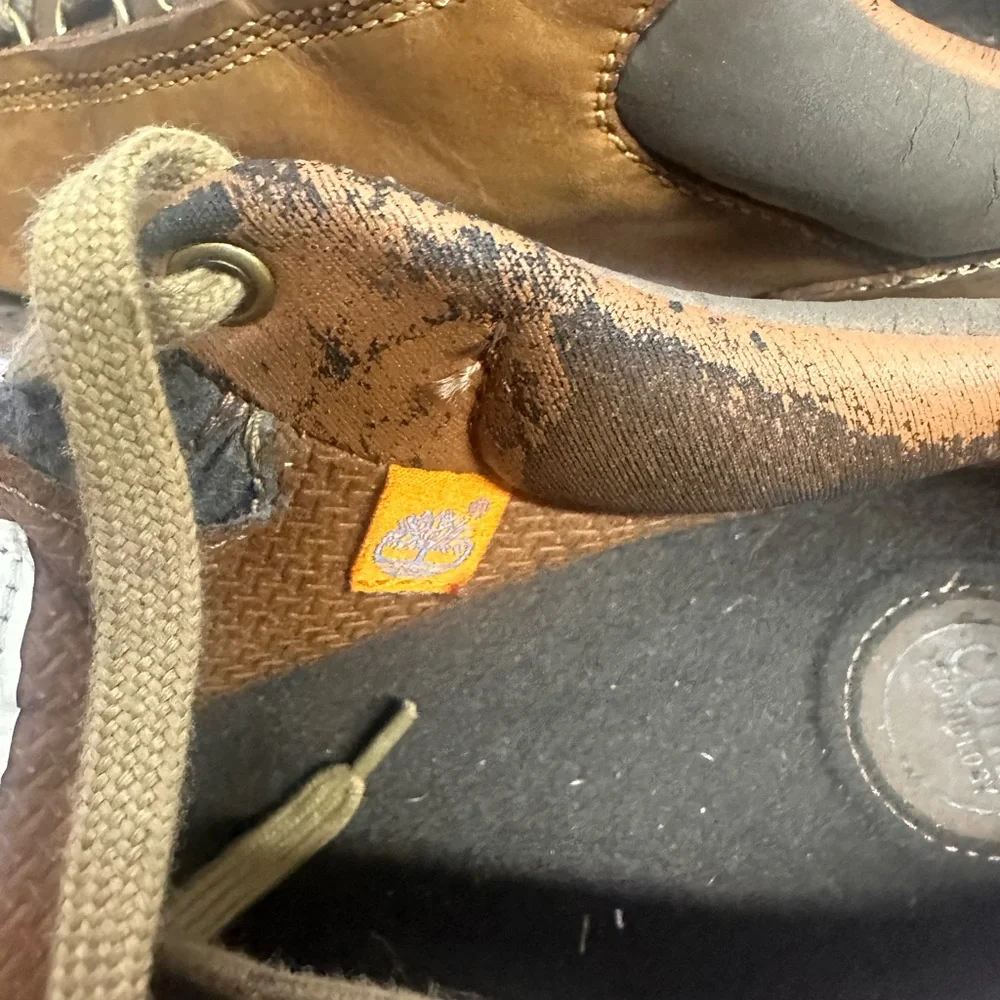 Timberland Men's Brown Leather‎ Shoes size 12